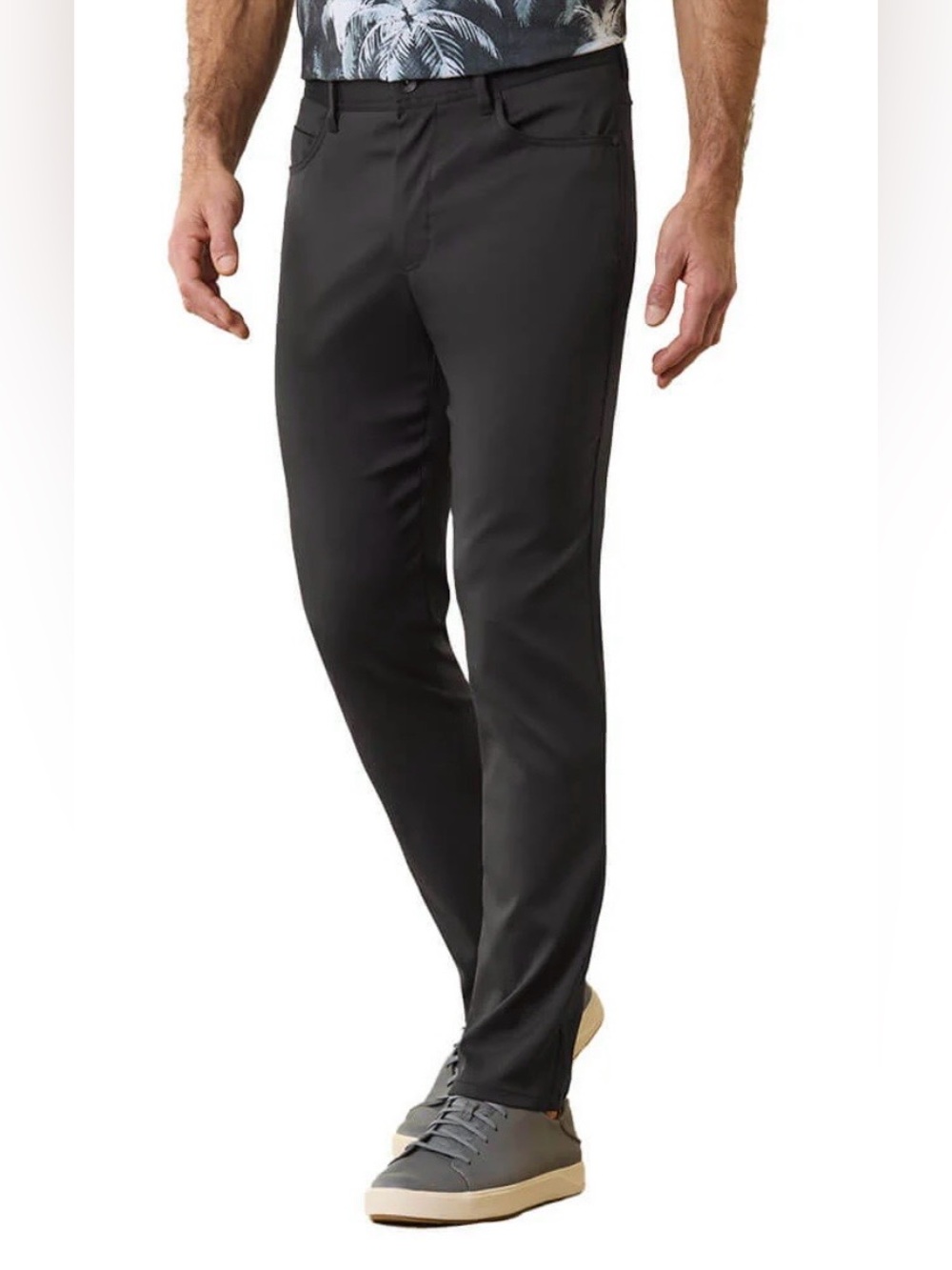 Men’s Tommy Bahama IslandZone 5 pocket black pants. 48x32